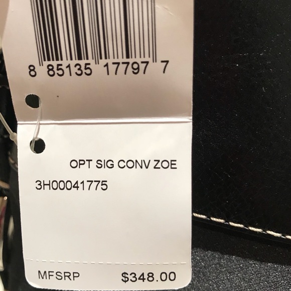 🔥HP🔥NWT Vintage COACH Black/Gray Signature Purse - Picture 9 of 9